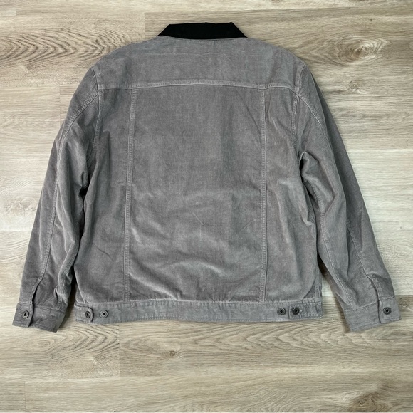 Flint and Tinder Men's Gray Corduroy XL Barn Jacket - Picture 3 of 11